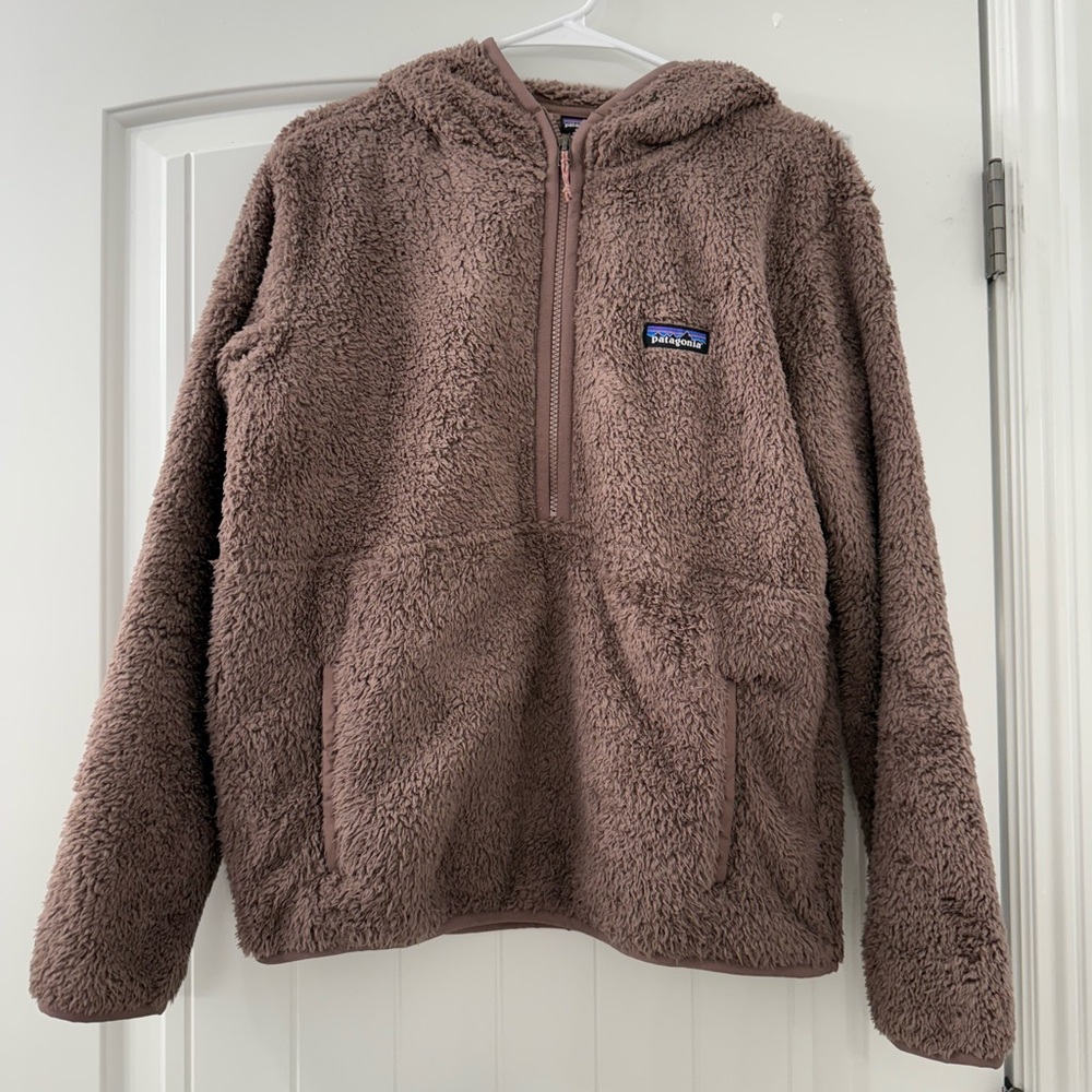 Patagonia Los Gatos Sherpa 1/2 Zip - Purple M
